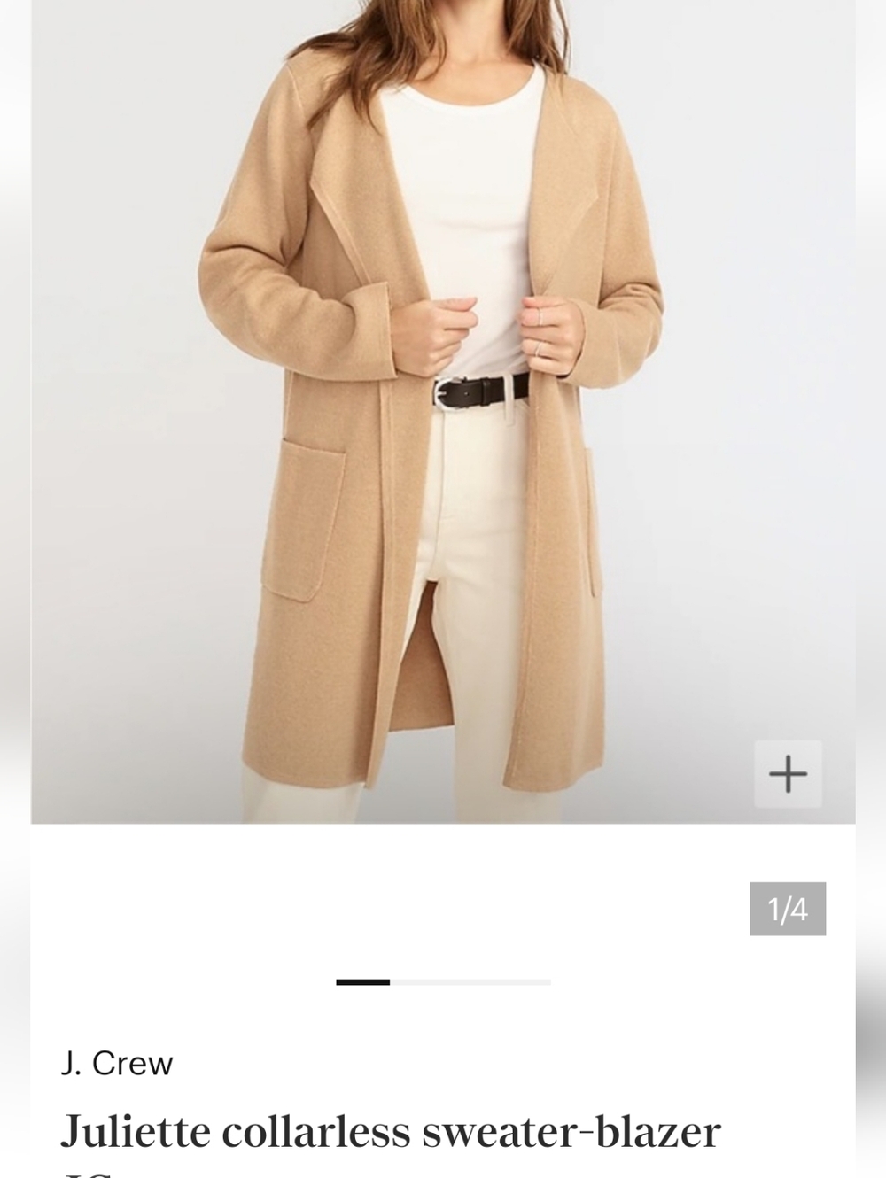 AWESOME COLLARLESS JULIETTE Blazer Cardigan